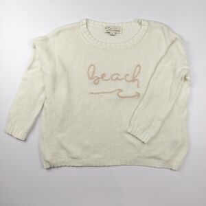 Vintage Havana Beach Sweater Women’s Small Boho Knit Pullover Coastal Casual